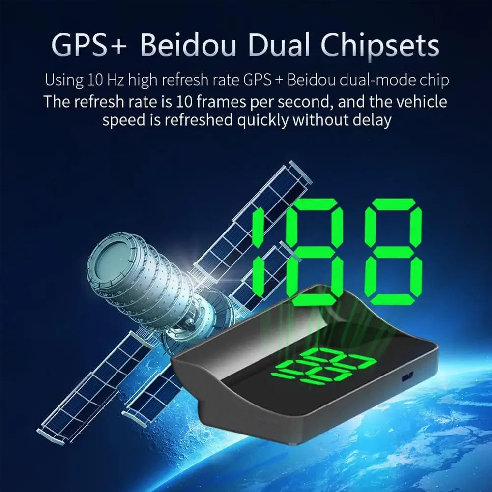 HD M2 Head Up Display GPS Geschwindigkeitsmesser – SwissGlanzGarage Ansicht 4