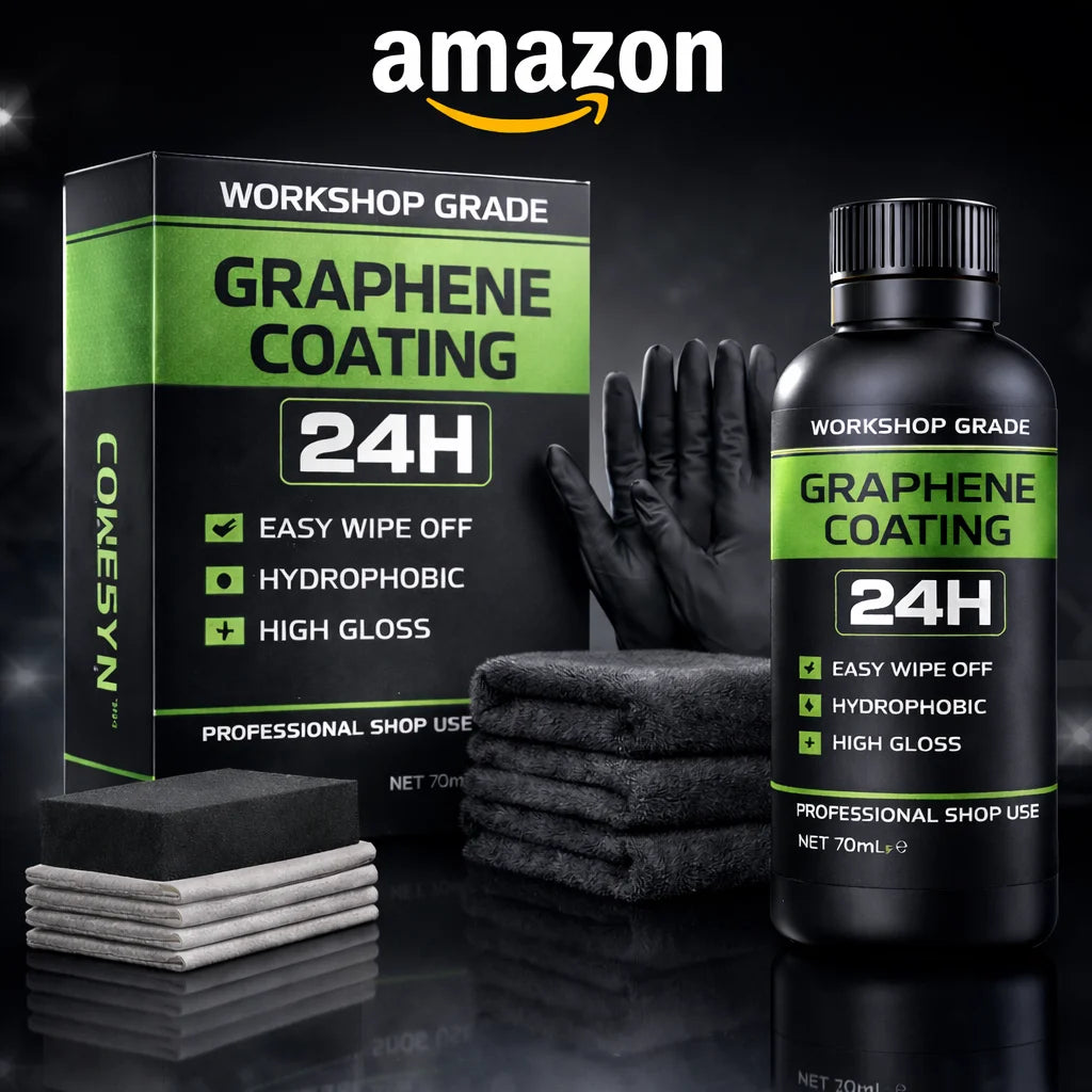 Graphen-Keramikbeschichtung 24H Kit – mit Selbstheilung und UV-Tracking-Technologie für professionelle Fahrzeugaufber...