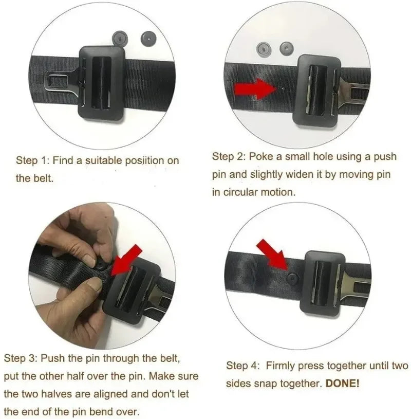 Autosicherheitsgurt-Stopper Set – SwissGlanzGarage Ansicht 5
