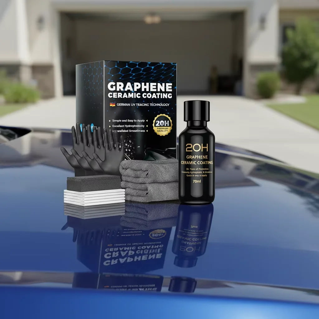 20H Fortschrittliche Nano-Graphen-Keramikbeschichtung 70ml UV-Technologie Extrem Hydrophobe Auto-Keramikbeschichtungs...