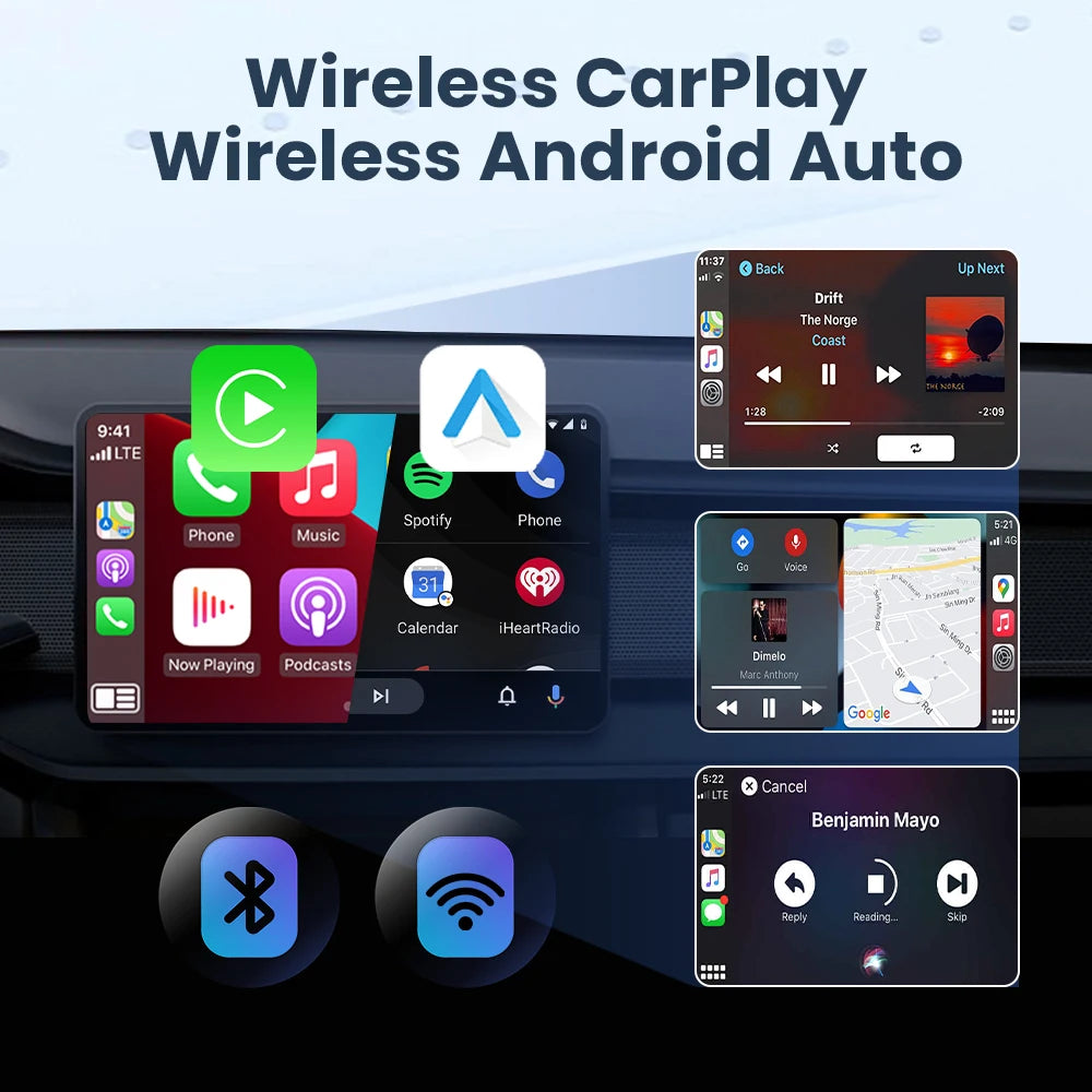 PLAYAIBOX Kabellos 2IN1 CarPlay Android Auto Adapter – SwissGlanzGarage Ansicht 3