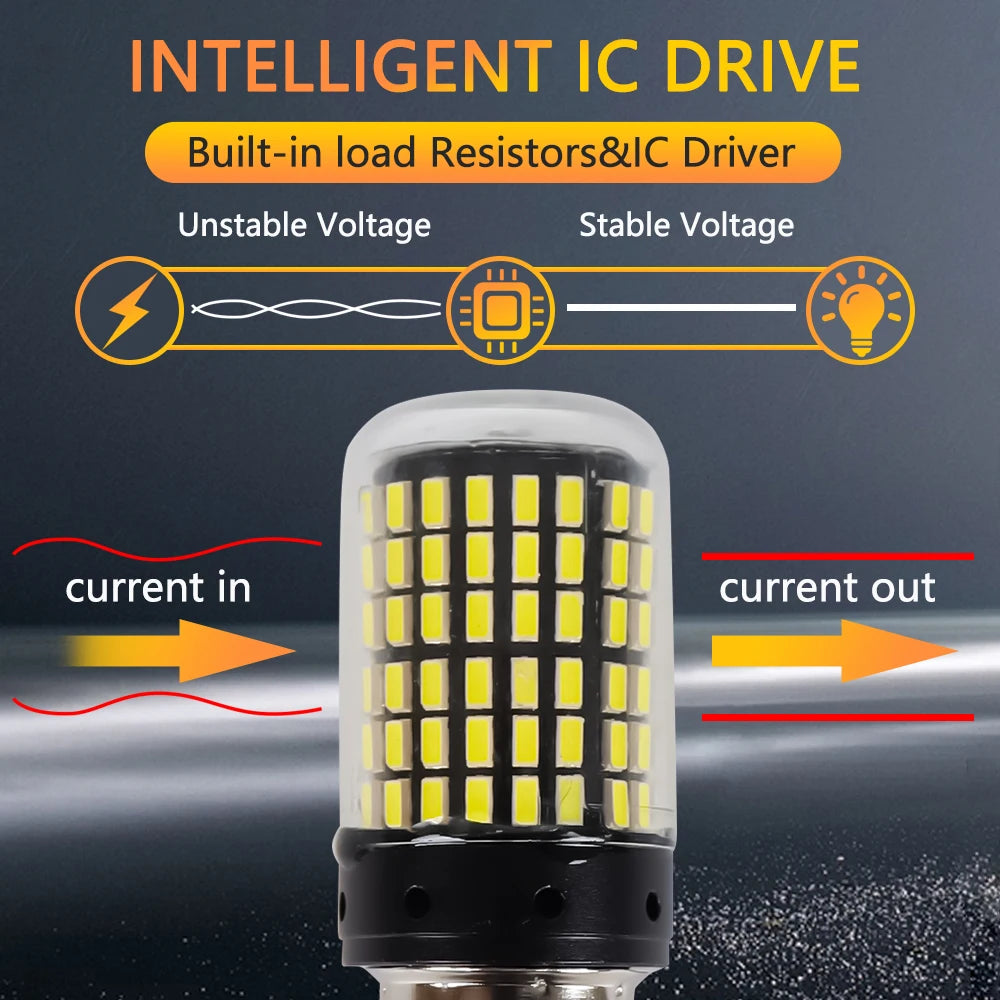 BAU15S PY21W 1156 LED Auto-Birne – SwissGlanzGarage Ansicht 4