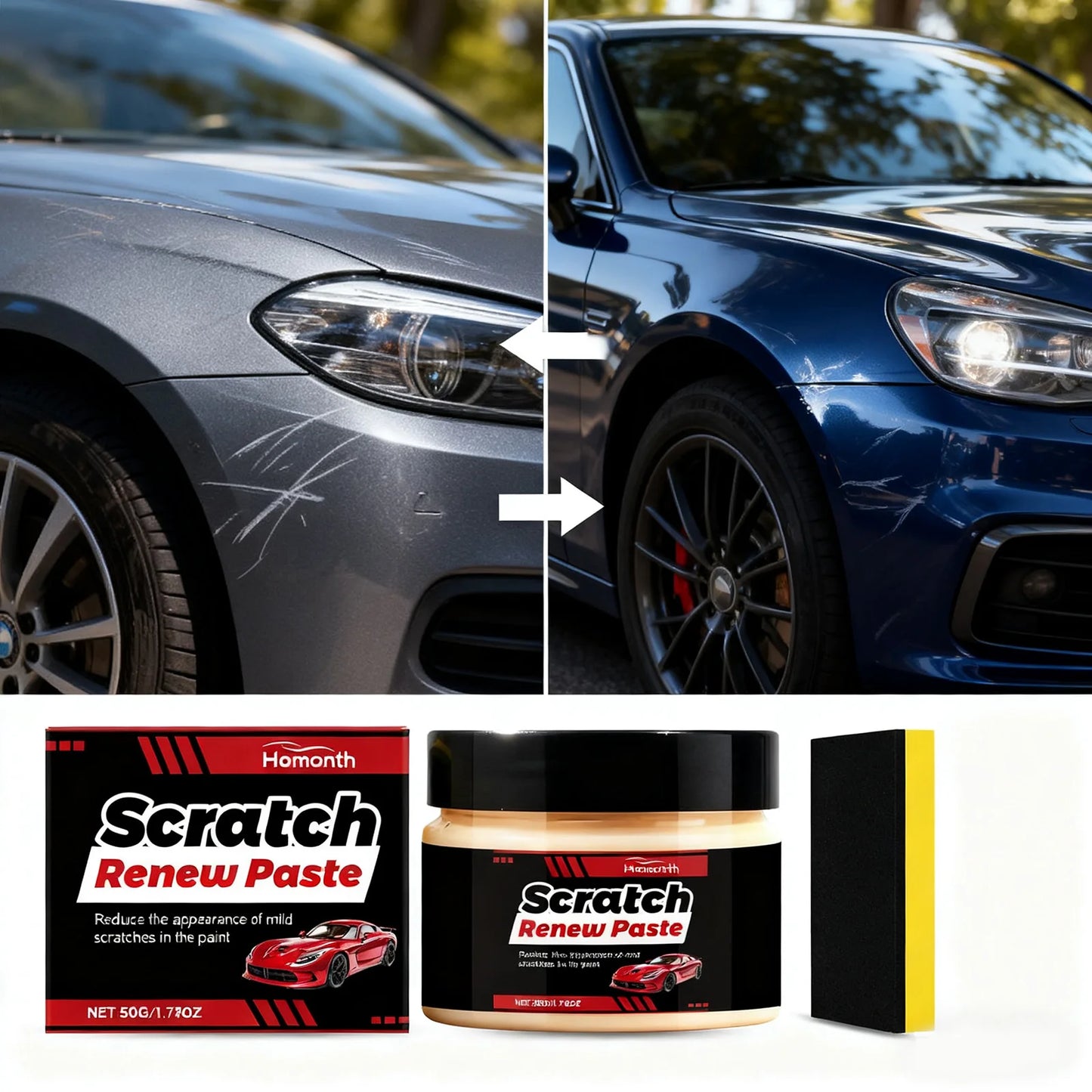 Kratzerentferner-Paste – Swirl Remover Polierset für alle Lackfarben | SwissGlanzGarage
