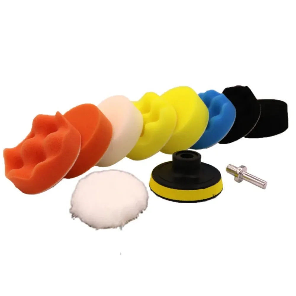 Auto Schaum Pad Puffer Kit Polieren Schwamm Pads Kit Polieren Maschine Wachs Pads für Auto Motorrad motor fahrzeug En...