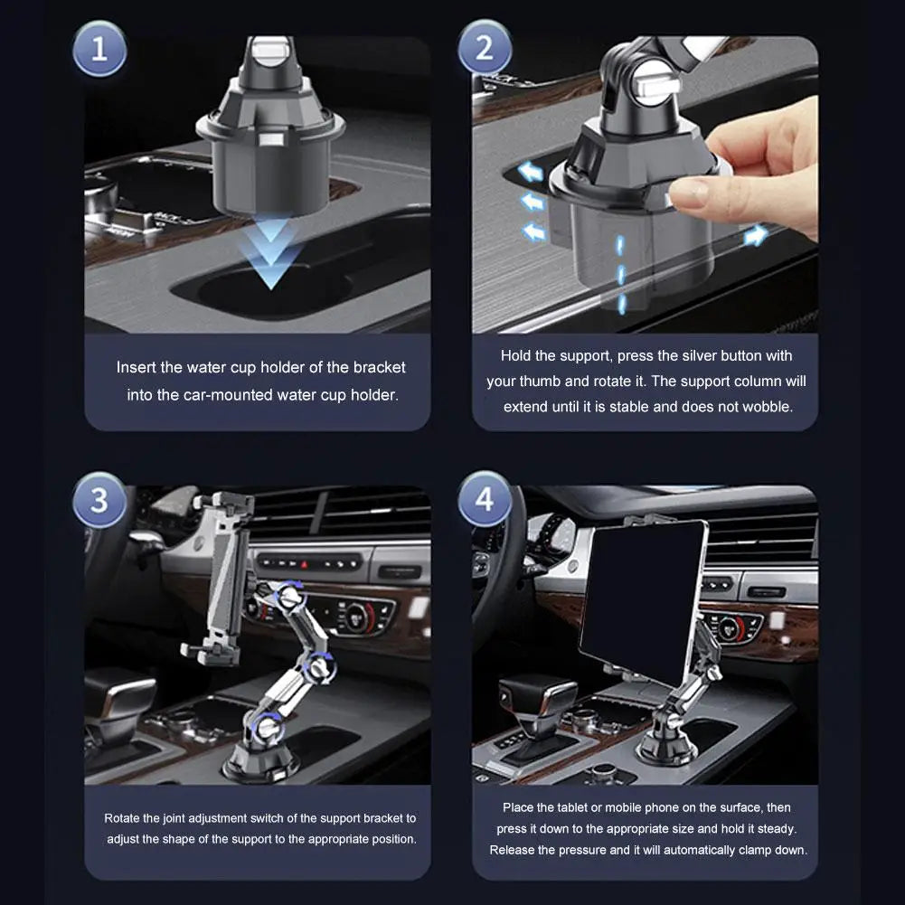 Universal Becherhalter Tablet & Handy Halter – SwissGlanzGarage Ansicht 5