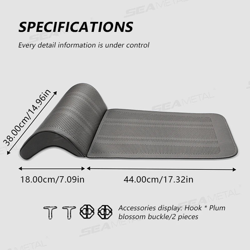SEAMETAL Auto-Sitzbezug mit Beinstuetze Universal – SwissGlanzGarage Ansicht 5