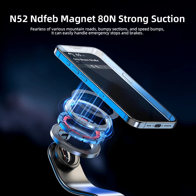 VYVYLABS Magnetische Halterung Auto Telefon Halter Faltbare 15 W Magnetische Drahtlose Auto Ladegerät Telefon Halteru...