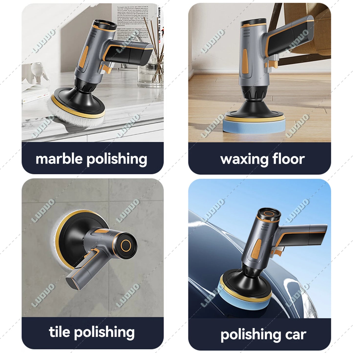 Auto Polier-Set 75mm – Polierscheiben, Schwämme & Schleifpapier für Scheinwerfer-Restauration