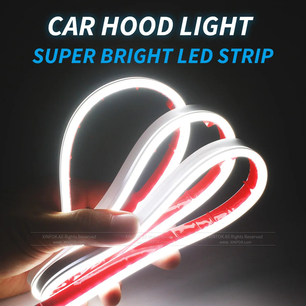 LED Auto-Haubenbeleuchtung Streifen – SwissGlanzGarage Ansicht 3