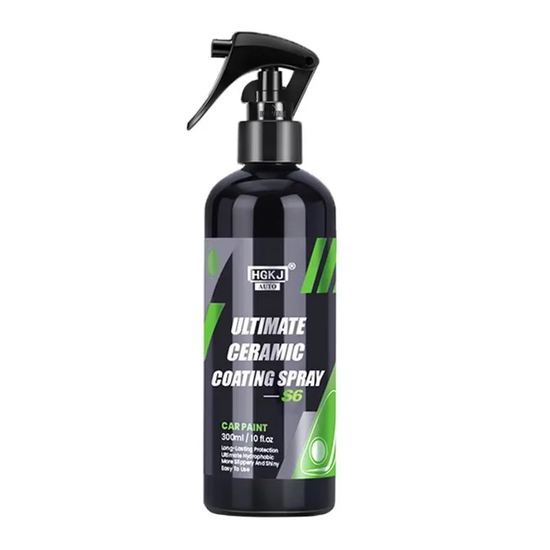 CHEGIT S6 Ultimate Keramikbeschichtungsspray, hydrophober Hochglanz-Lackschutz, 9H Nano Top, langanhaltendes Wachs, A...
