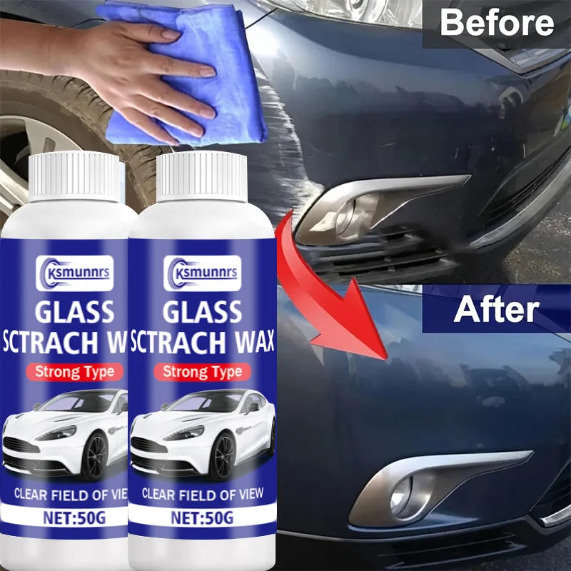 Auto-Kratzerentferner: Politurpaste zur Reparatur von Lackschäden und Wirbelspuren auf der Karosserie – Schleifmittel...
