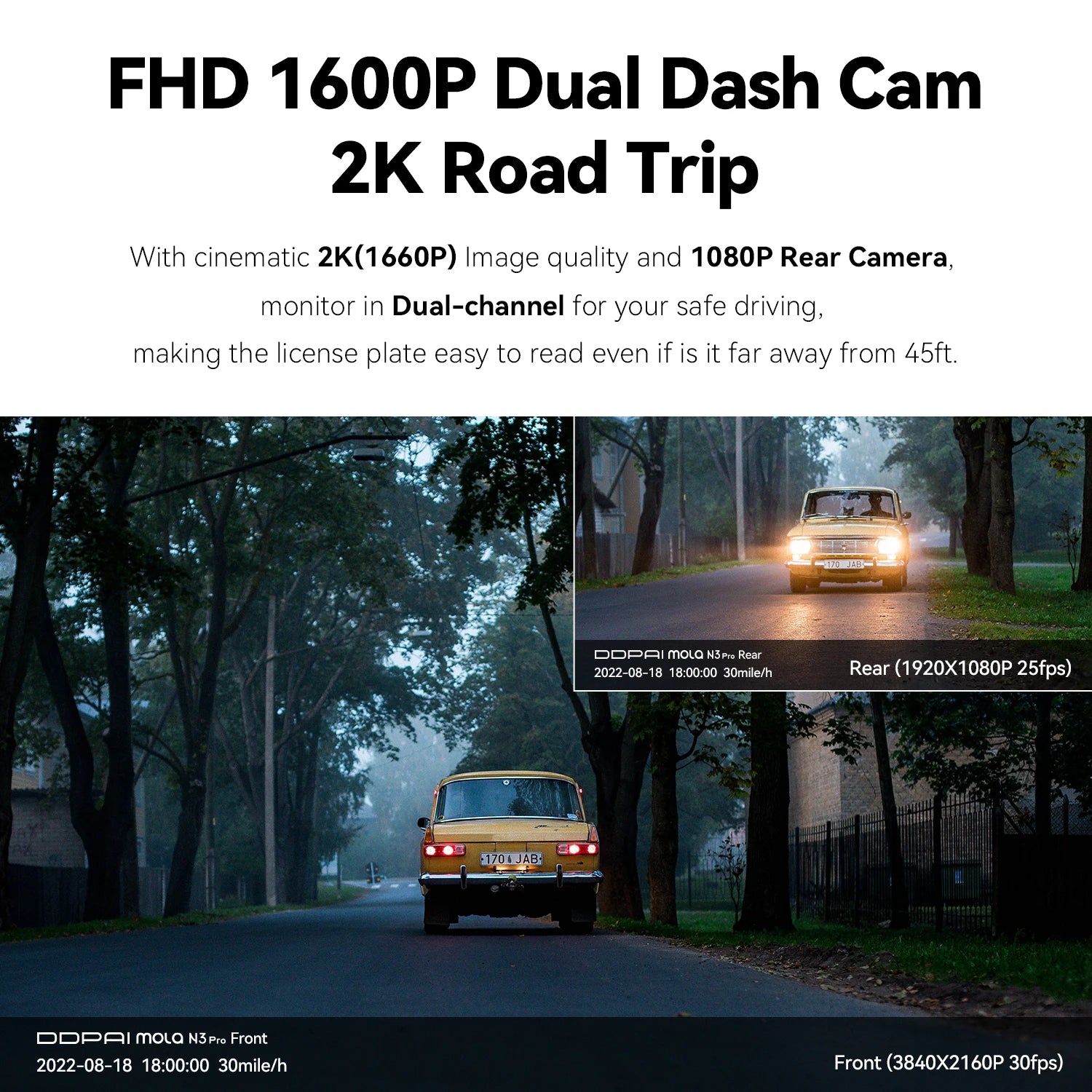DDPAI Mola N3 Pro Dashcam 2.5K – SwissGlanzGarage Ansicht 2