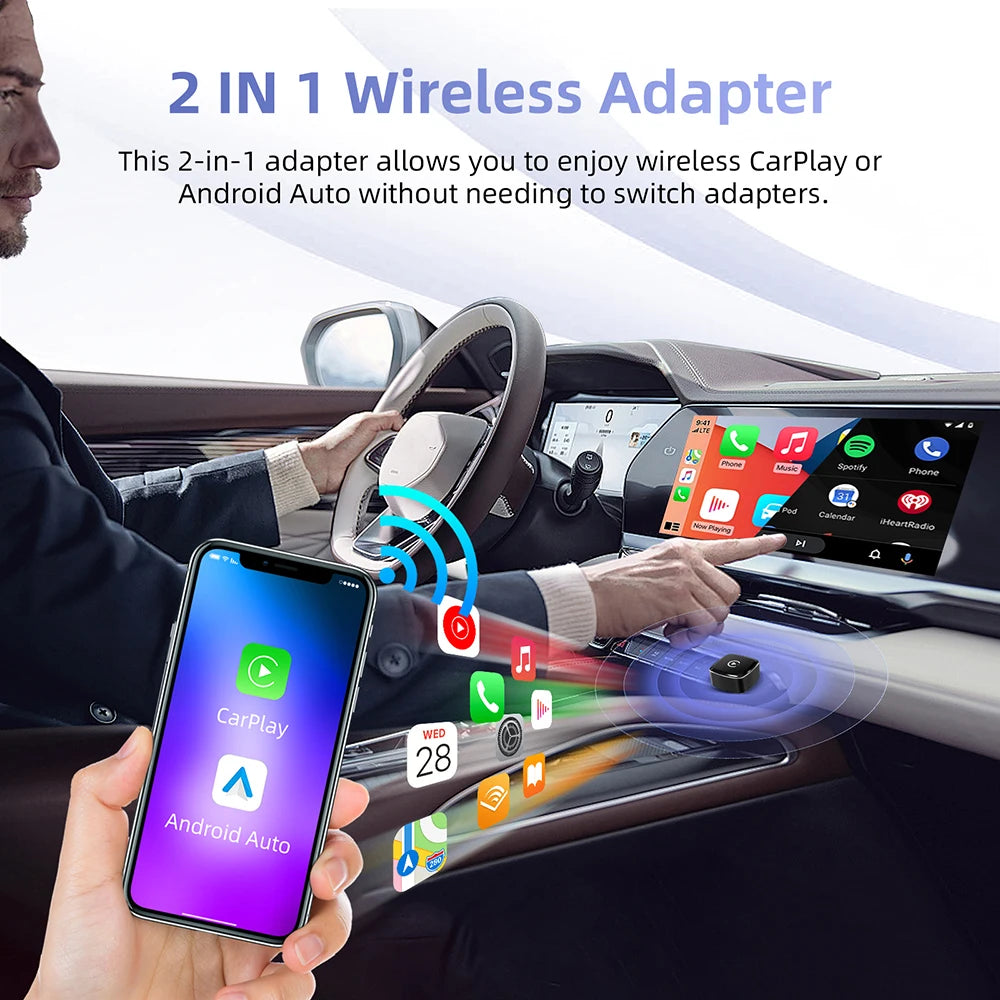 Mini Kabellos 2 In1 Carplay Adapter – SwissGlanzGarage Ansicht 3