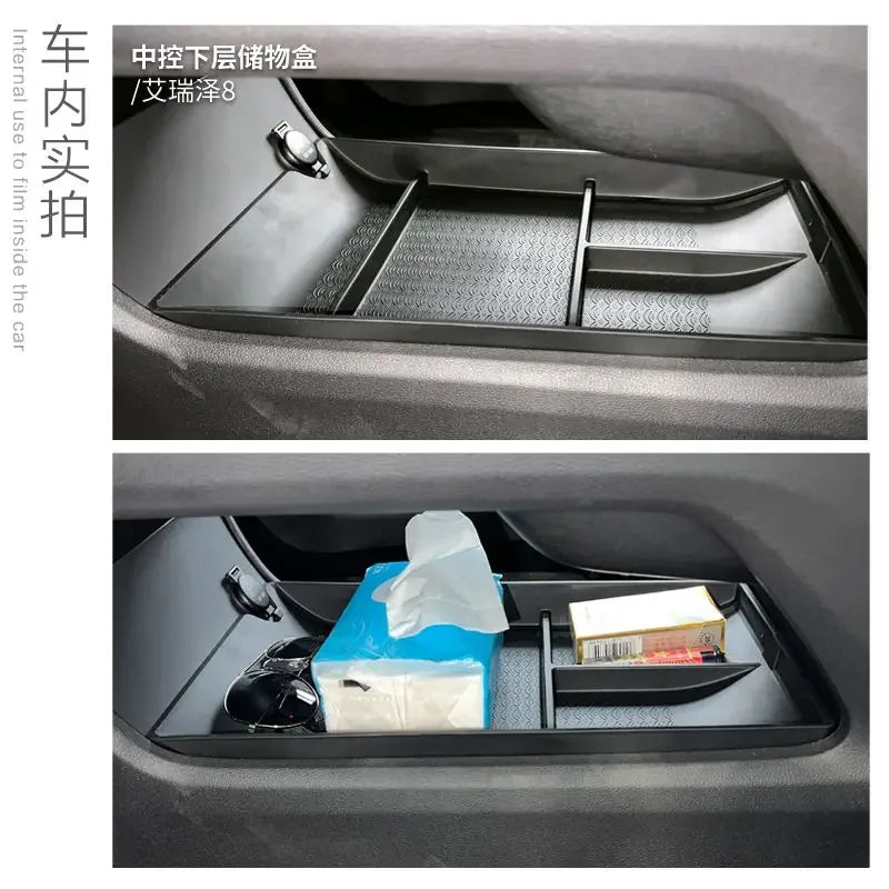 Für chery arrizo 8 2023 auto zentrale armlehne aufbewahrung sbox