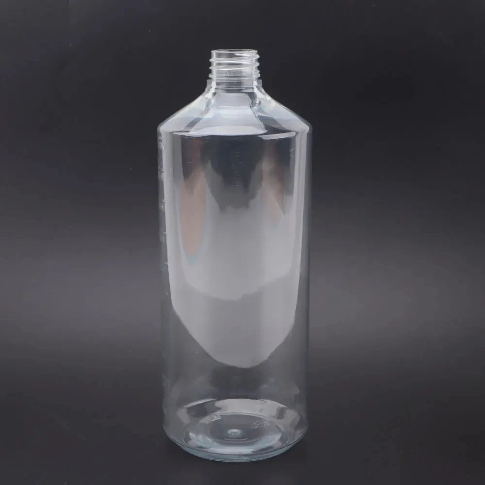 Schnee Schaum Lanze Flasche 1L Hochdruckreiniger Schaumpistole Seifenflasche Tank Schaum Kanone Transparente Flasche