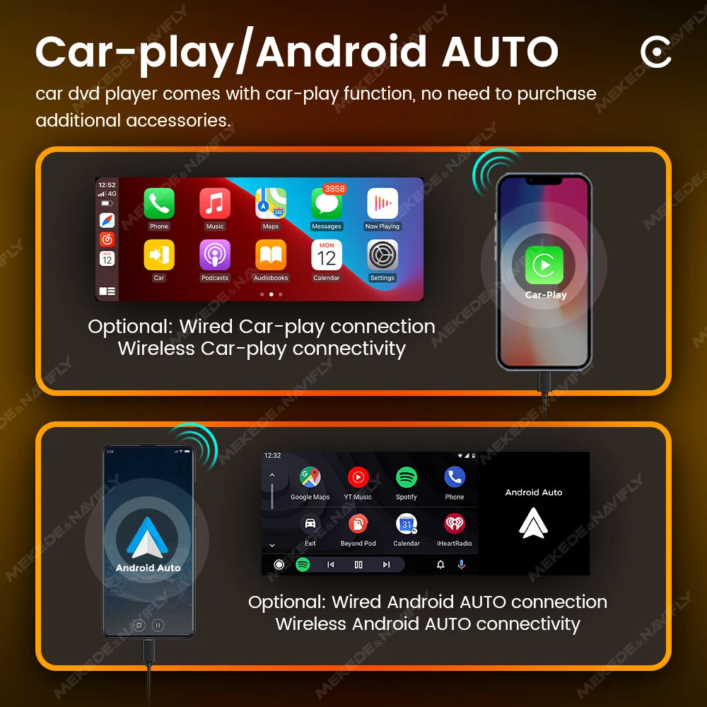1Din CarPlay Android AUTO HD Autoradio – SwissGlanzGarage Ansicht 4