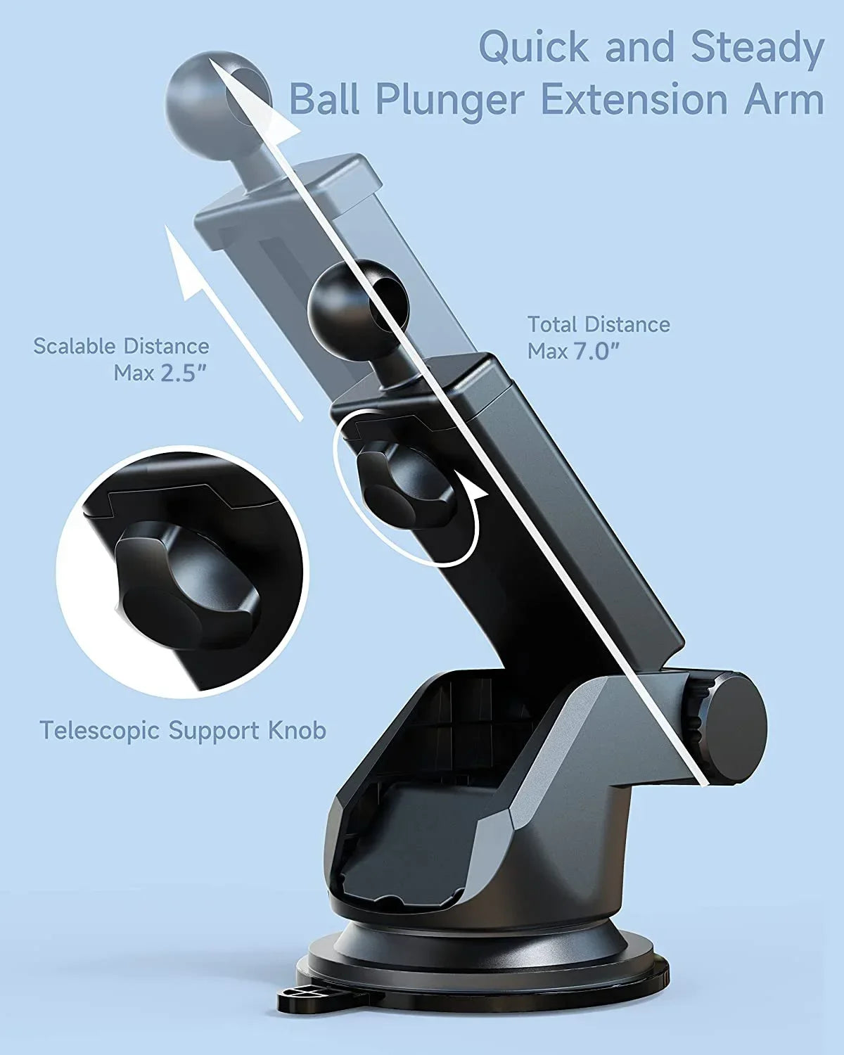 17mm Auto Telefon Halter Zubehör Saugnapf Auto Handy Ständer Kugelkopf Basis für Auto Windschutzscheibe Dashboard Tel...