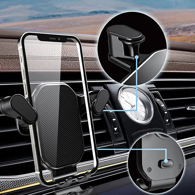 Entlüftung Autotelefon halter Schwerkraft schloss Telefon halterung 360 Grad flexible Einstellung Universal Auto Tele...