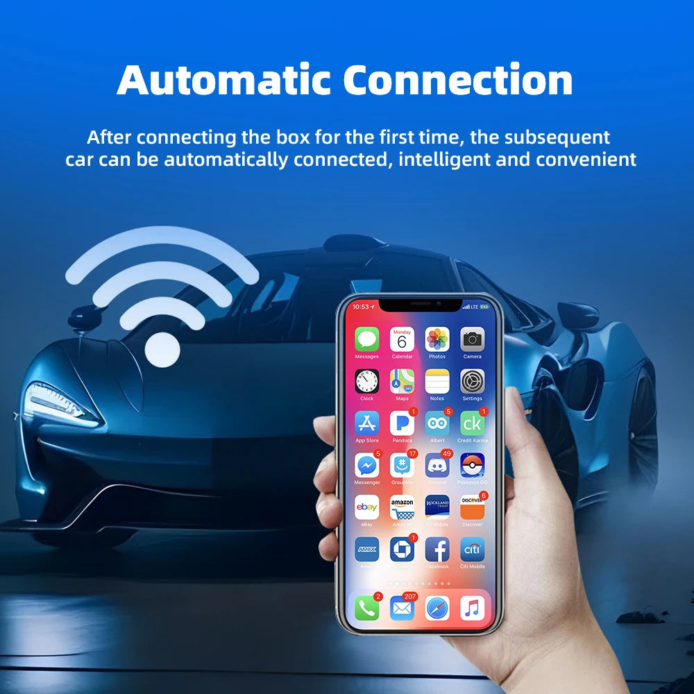 BEPOCAM 2in1 Kabellos CarPlay Mini Box – SwissGlanzGarage Ansicht 3