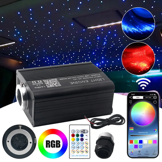 16W Twinkle RGBW Auto Star Sky Licht RGB LED Dach Fiber…