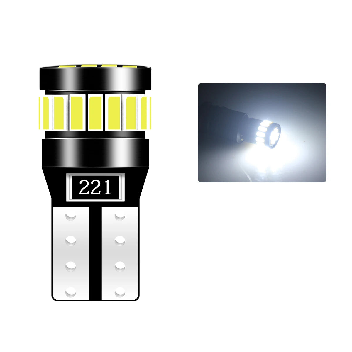 T10 W5W 24LED Canbus Lampe 12V – SwissGlanzGarage Ansicht 6
