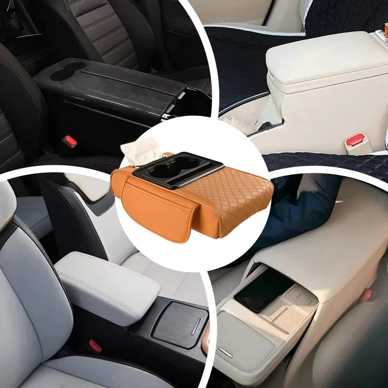 Auto Armlehne Lagerung Box Auto Center Konsole Organizer Mit Tasse