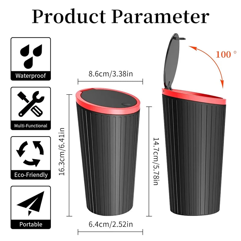 Auto Mülleimer Kann Mini Auto Staub Organizer Auto Innen Müll Tasche