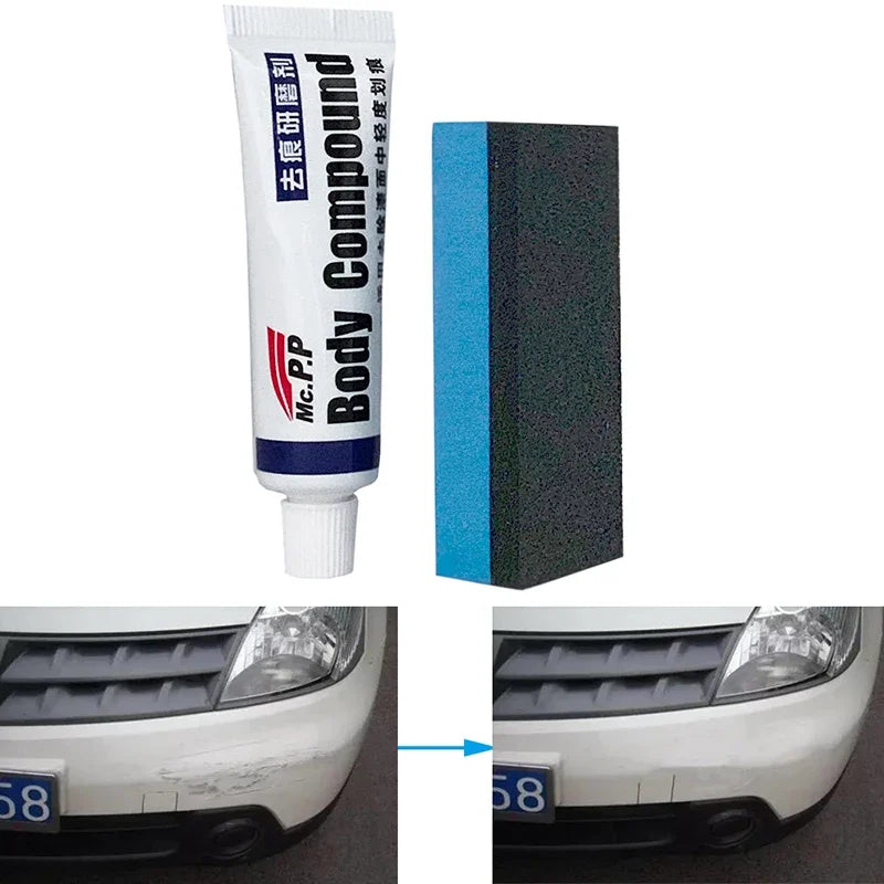 Auto-Kratzer-Entferner für Autos, Körperbemalung, Kratzerpflege, Auto-Autopflege, Polier- und Polierpaste, Autolack-R...