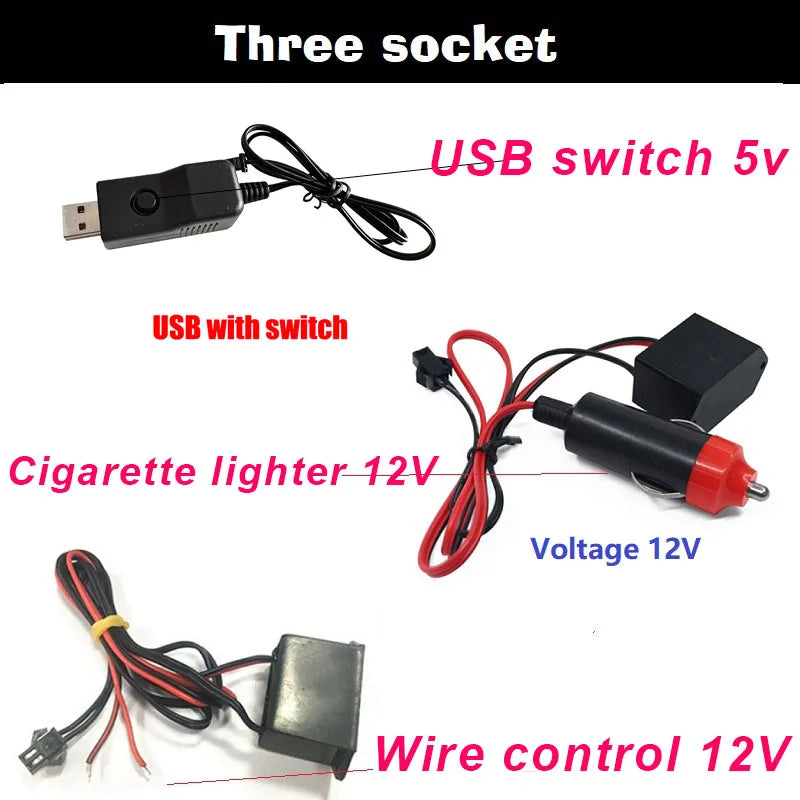 Neon LED Innenraumbeleuchtung Streifen 10m – SwissGlanzGarage Ansicht 2