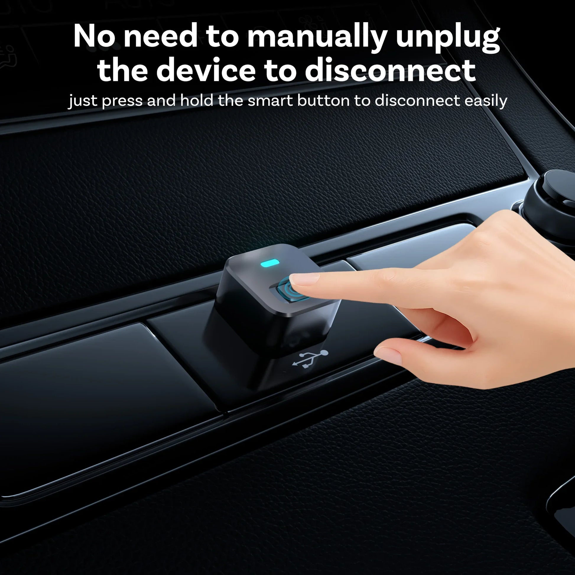 Ottocast Mini Dot Kabellos CarPlay Adapter – SwissGlanzGarage Ansicht 4