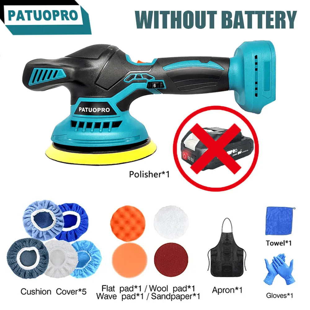 Akku-Poliermaschine 150mm kabellos – Makita 18V kompatibel