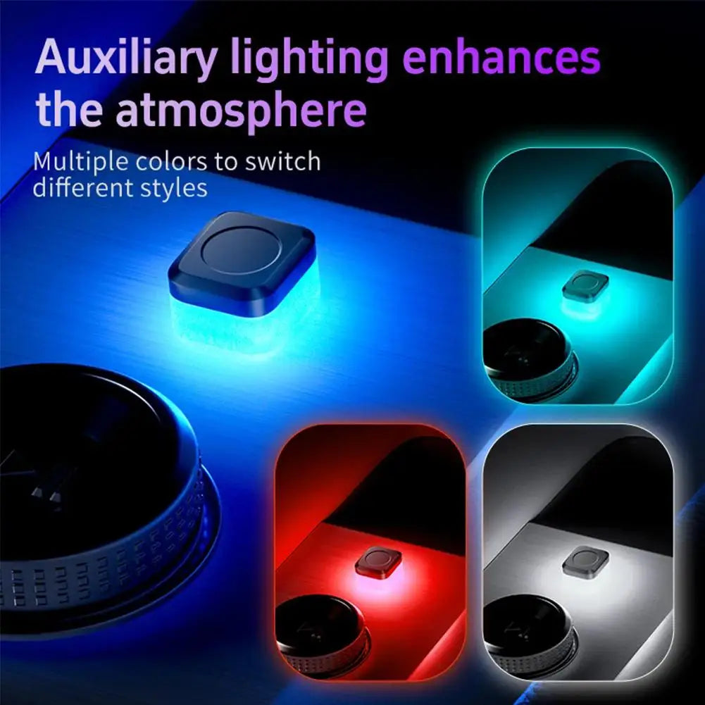 Universal USB Auto Innen Umgebungs Atmosphäre Licht LED Signal