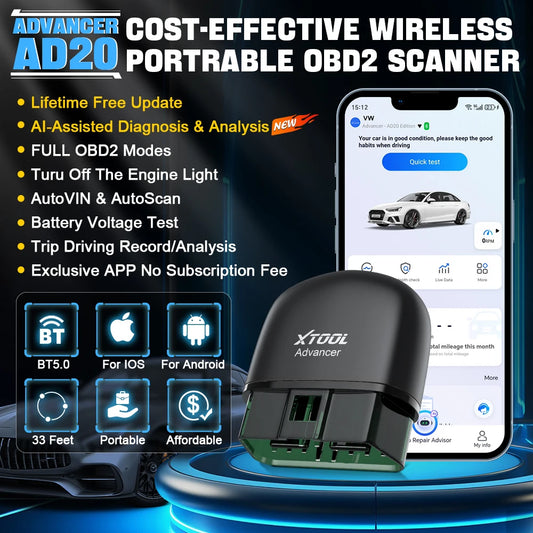XTOOL Advancer AD20 OBD2 Scanner – SwissGlanzGarage Ansicht 2