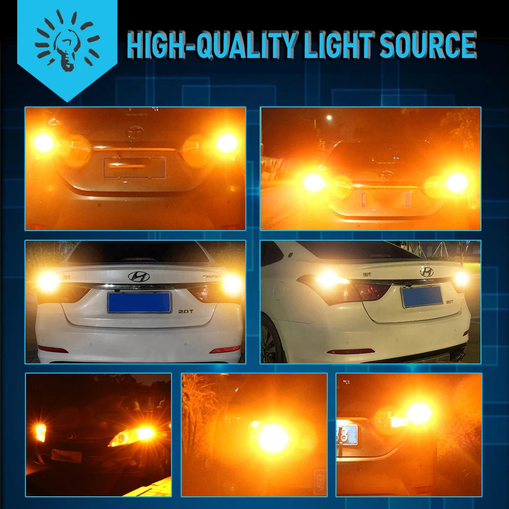 1156 P21W BA15S PY21W LED Blinkerbirne Set – SwissGlanzGarage Ansicht 5