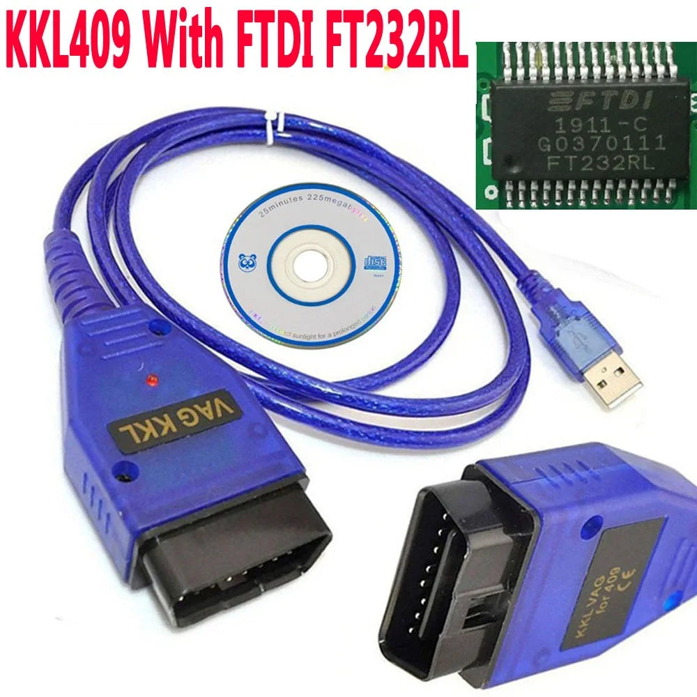 OBD2 Diagnosegerät FTDI FT232RL Chip – SwissGlanzGarage Ansicht 2