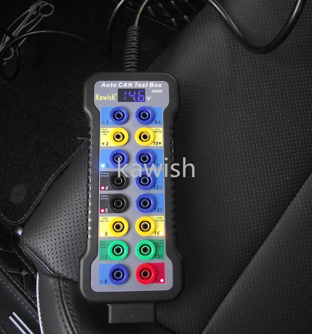 OBD2 Auto Diagnose-Box mit 16 Testanschlüssen – SwissGlanzGarage Ansicht 6