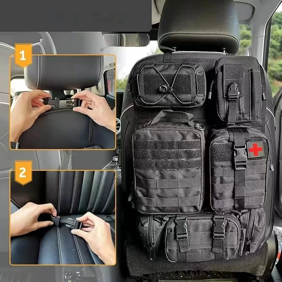 Taktischer Autositz-Rückenorganizer Taktischer