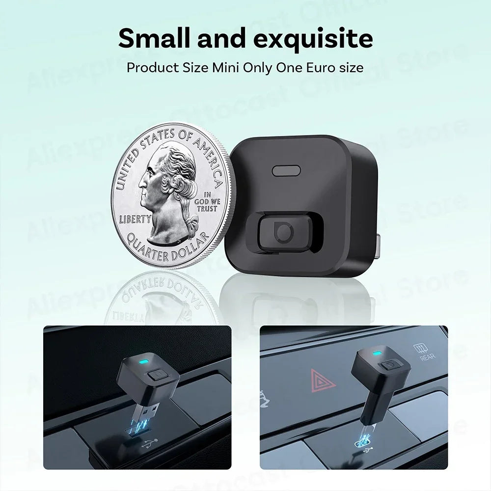 Ottocast Mini Dot Kabellos CarPlay Adapter – SwissGlanzGarage Ansicht 5