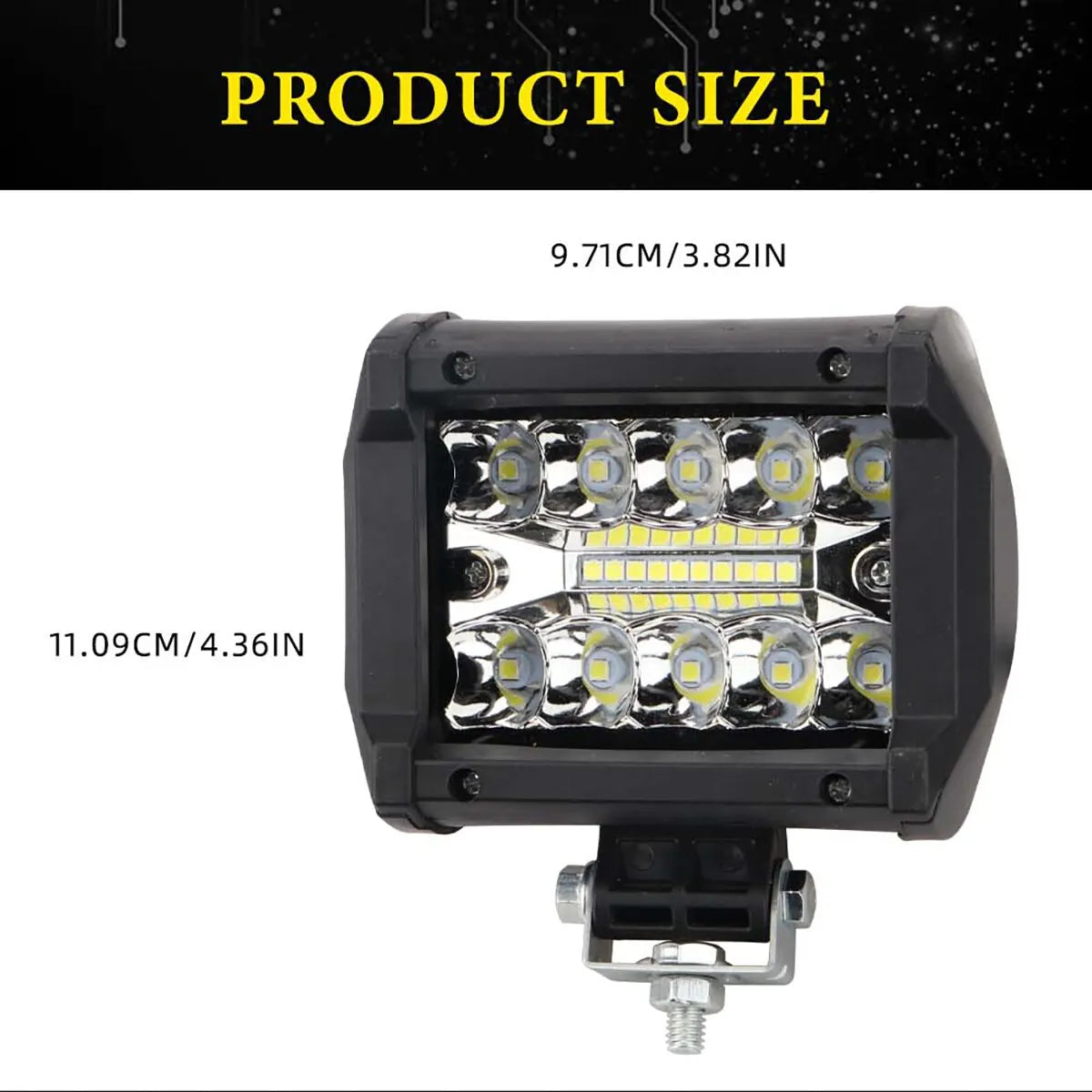 12V Offroad LED Arbeitslicht Set – SwissGlanzGarage Ansicht 3
