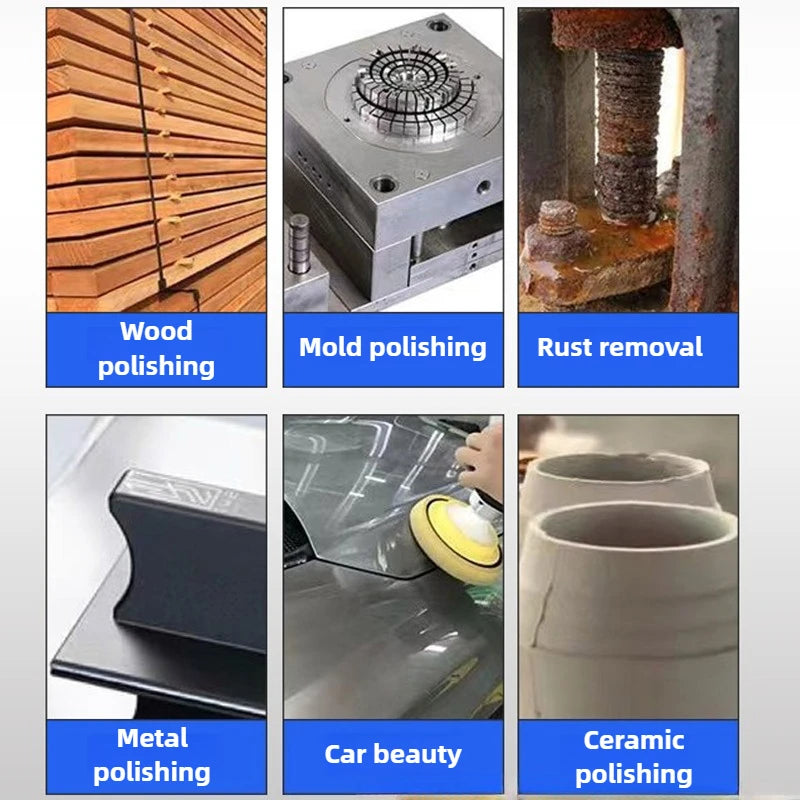 Pneumatische Poliermaschine, industrielle Auto-Poliermaschine, Holzbearbeitung, Metall, Rostentfernung, Schleifpolier...