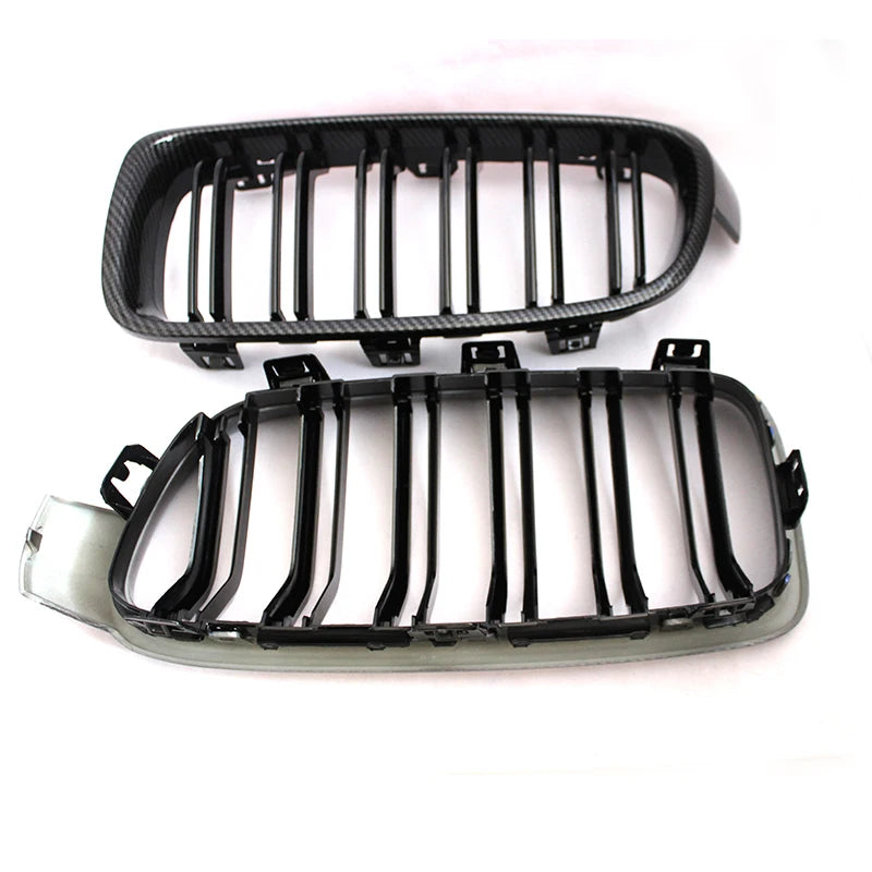 ABS Kunststoff Frontgrill Doppelsteg für BMW F30 F31 F35 – SwissGlanzGarage Ansicht 4