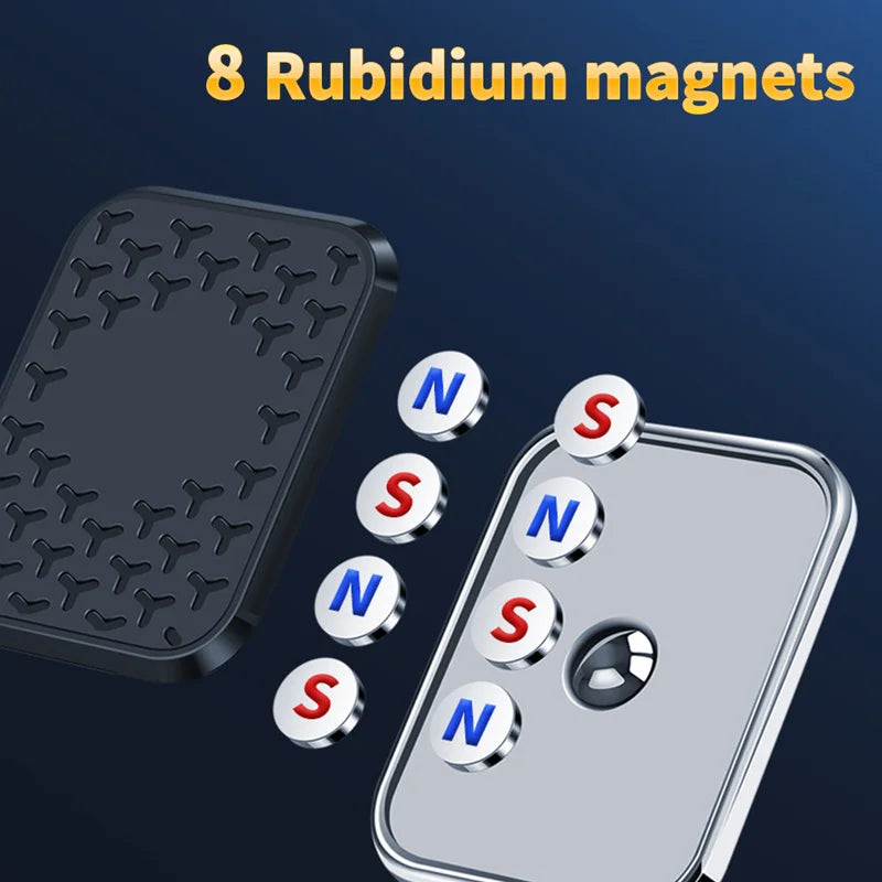 Starker magnetischer Autotelefon halter Armaturen brett 720 ° drehbarer Magnet Telefon halter für iPhone xiaomi poco ...