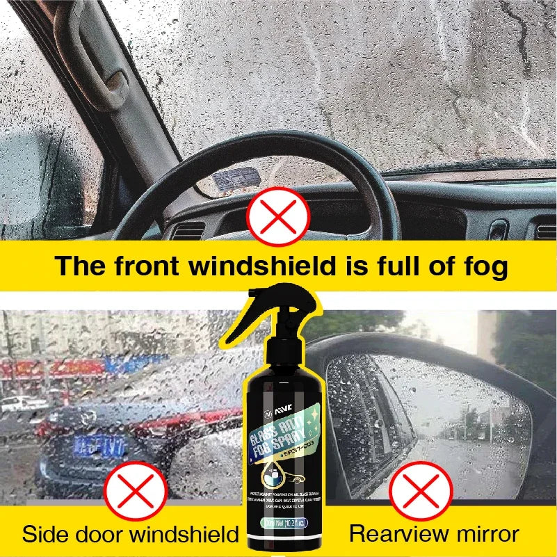 Glas Anti Nebel Spray Anti-Fog Windschutzscheibe Auto Glas Defogger Glas Reiniger Langlebige Reinigung Flüssigkeit Fü...