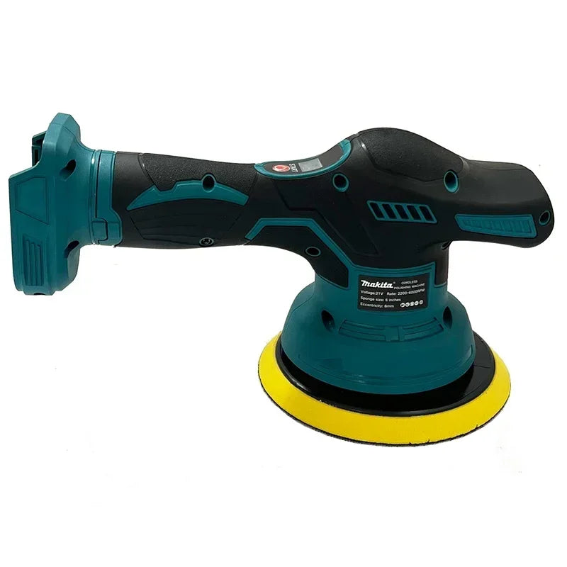 Makita Akku-Poliermaschine 8 Gänge Digital-Display 18V für Autoaufbereitung