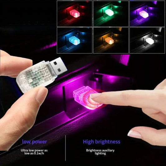 Auto Led Licht Auto Innen Atmosphäre USB Neon Umgebungs Licht RGB