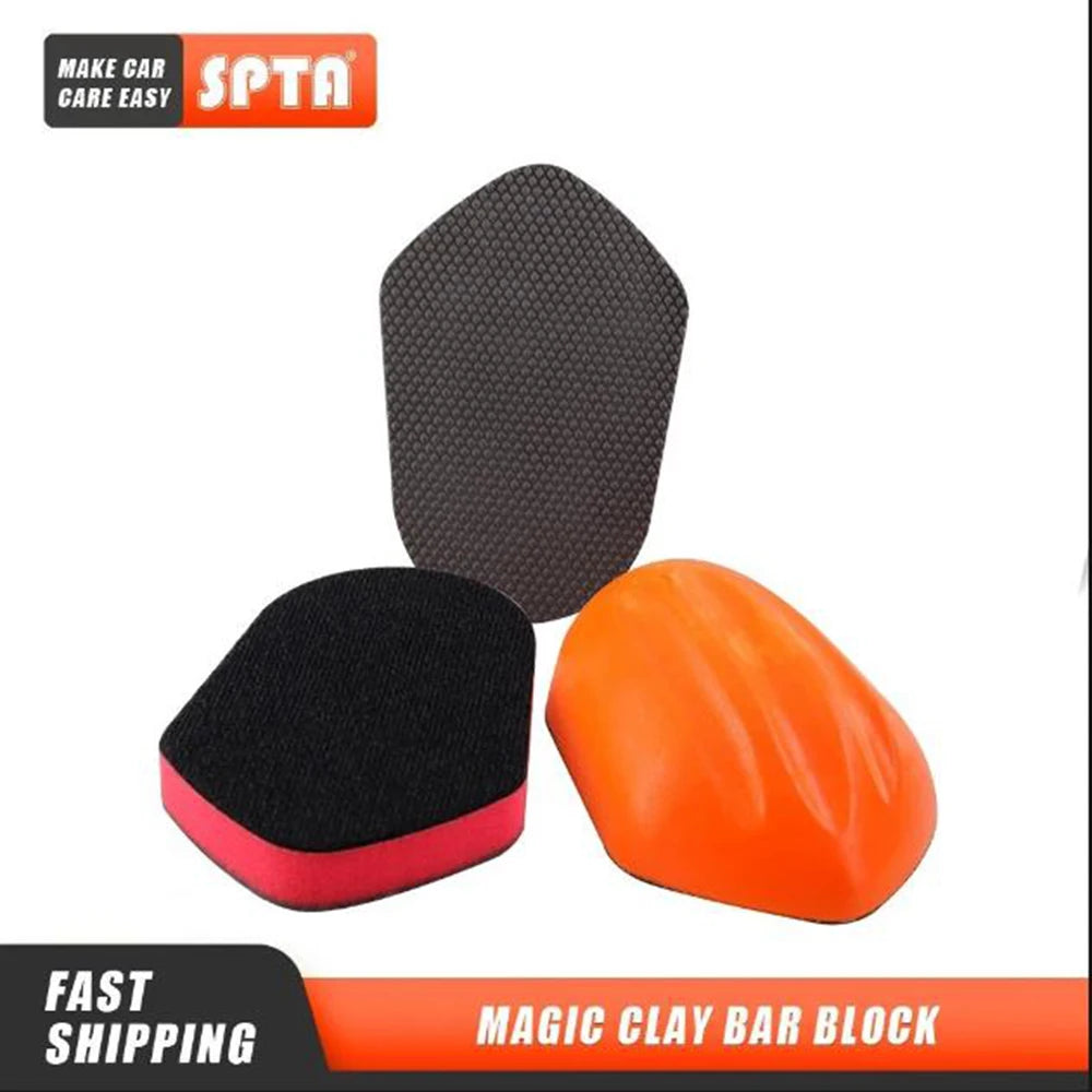 SPTA Car Wash Mud Magic Clay Bar Schwamm Entfernen Sie Verunreinigungen vor Polierwachs  Werkzeug zur automatischen ...