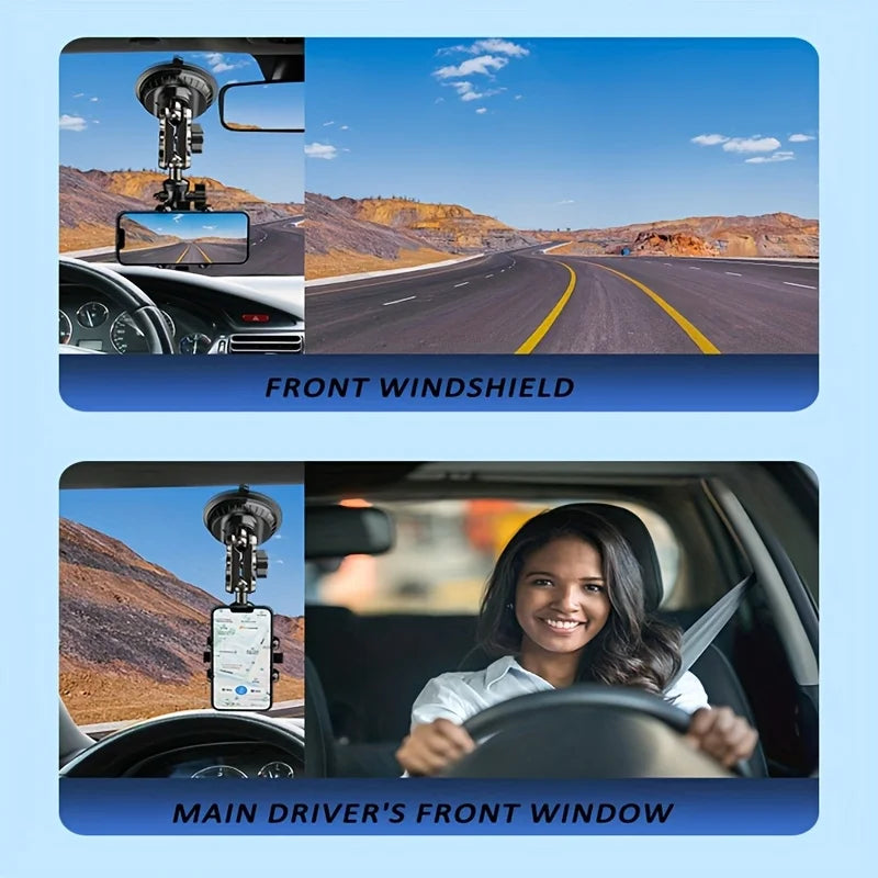 Einstellbare Auto Telefon Halterung Universal Magic Arm Saug Auto Telefon Halter Halterung Windschutzscheibe Fenster ...