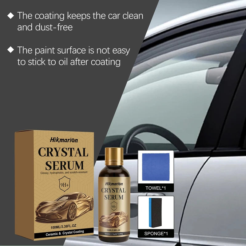 100ML PTZ Graphen-Keramikbeschichtung 9H+ Fortschrittliches Kristallserum für Autos Professioneller Autodetailing Lac...