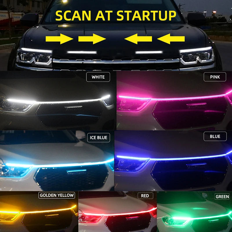 LED Tagfahrlicht Scan Start Motorhaube – SwissGlanzGarage Ansicht 3
