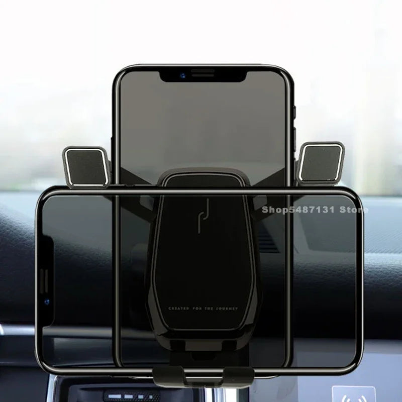 Schwerkraft-Handyhalterung für Lüftungsschlitze, Halterung für Handyhalterung für Porsche Macan, Zubehör 2018 2019 20...